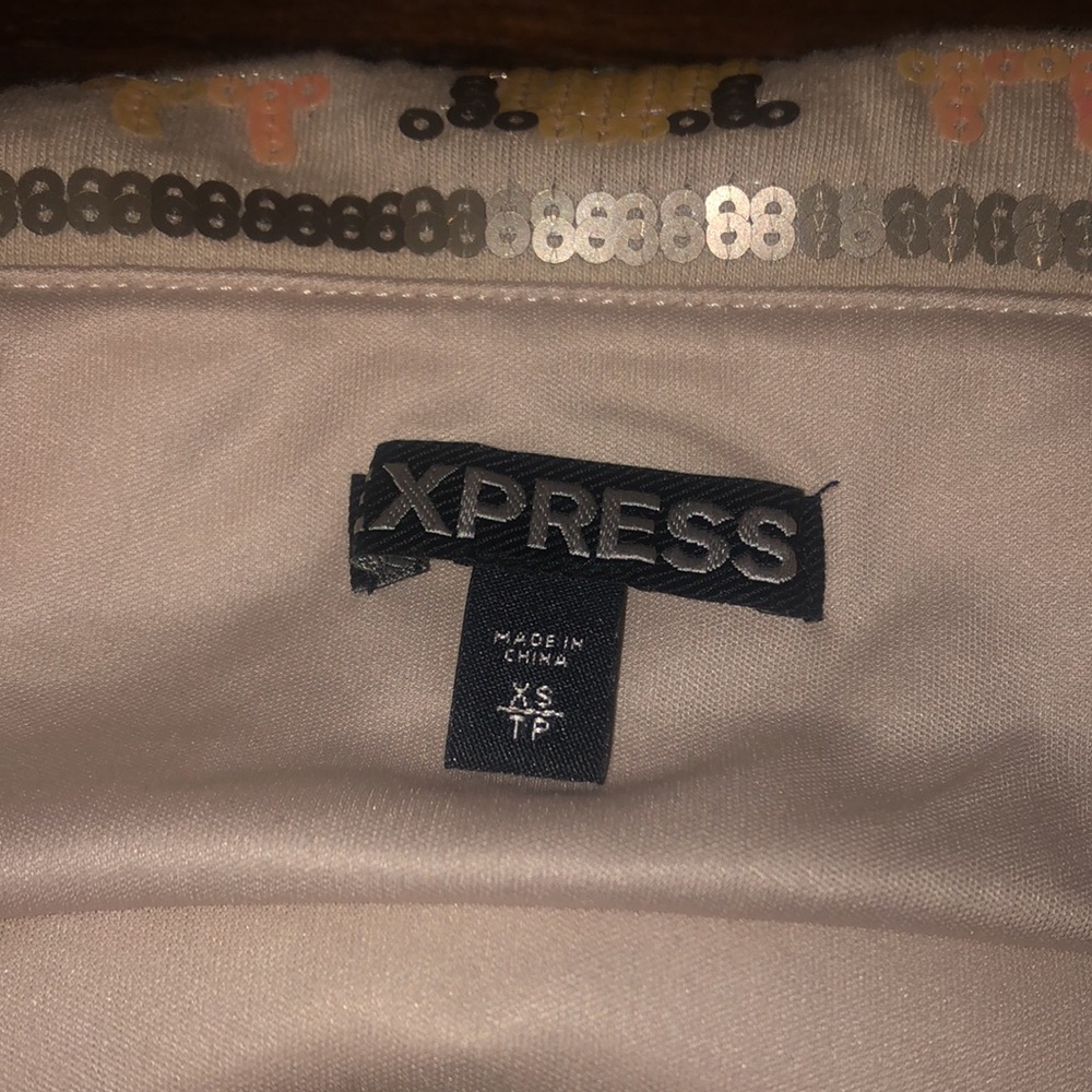 Express Sequence Mini Skirt. Size Xs - image 7